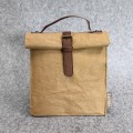  Vintage washed kraft paper bag lunch bag